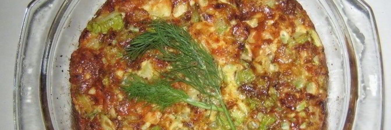 Омлет с кабачками в духовке