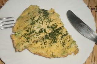 Омлет с кабачками в мультиварке