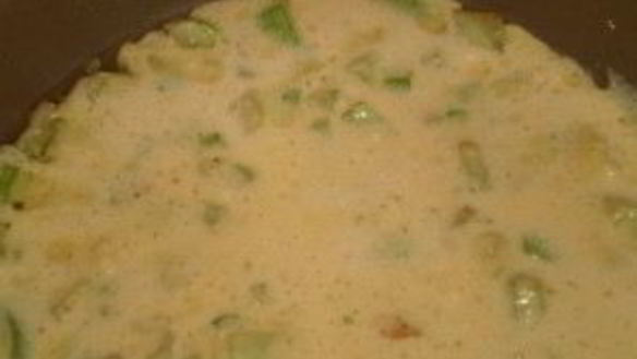 ШАГ 3. омлет с кабачками в мультиварке