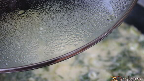 ШАГ 6. омлет с кабачком и зеленью