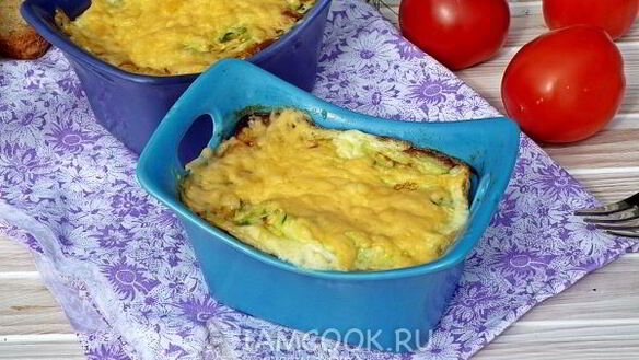 ШАГ 11. омлет с кабачком в духовке