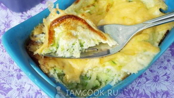 ШАГ 12. омлет с кабачком в духовке