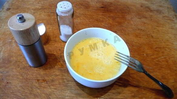 ШАГ 10. омлет с картофелем