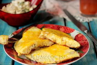 Омлет с курицей