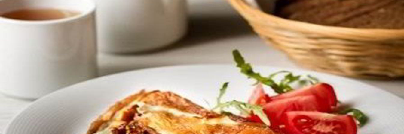 Омлет с лисичками