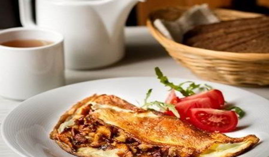 Рецепт омлет с лисичками