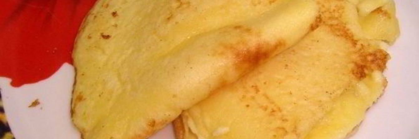 Омлет с манкой и молоком