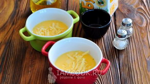 ШАГ 5. омлет с молоком в микроволновке