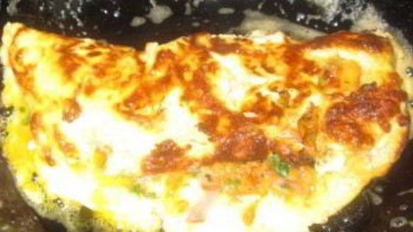 ШАГ 4. омлет с морковью