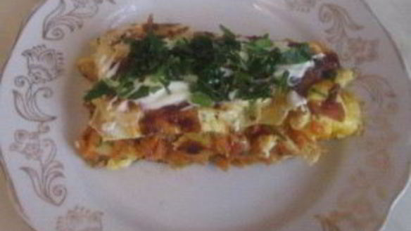 ШАГ 5. омлет с морковью