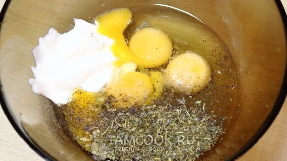 ШАГ 10. омлет с овощами в духовке