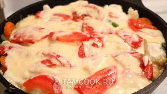 ШАГ 12. омлет с овощами в духовке