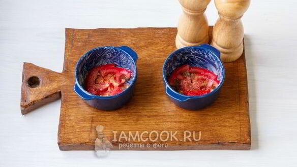 ШАГ 7. омлет с помидорами и сыром в духовке