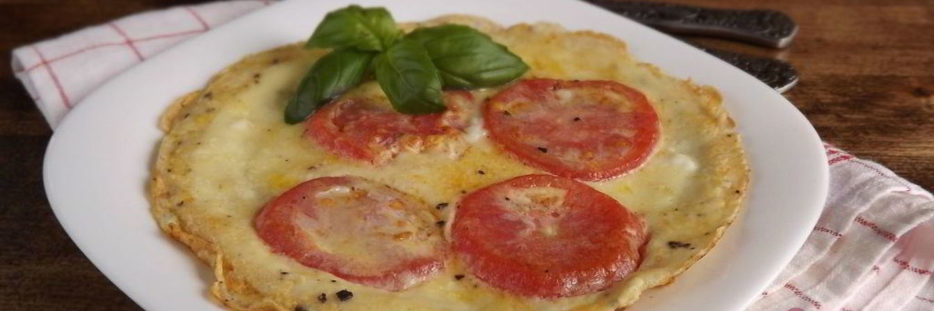 Омлет с помидорами