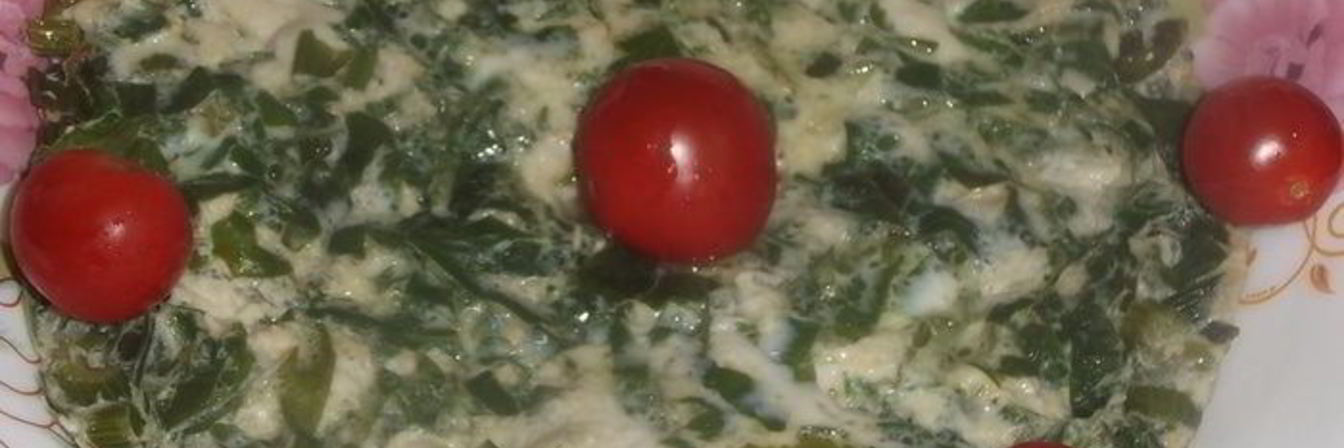 Омлет с сельдереем