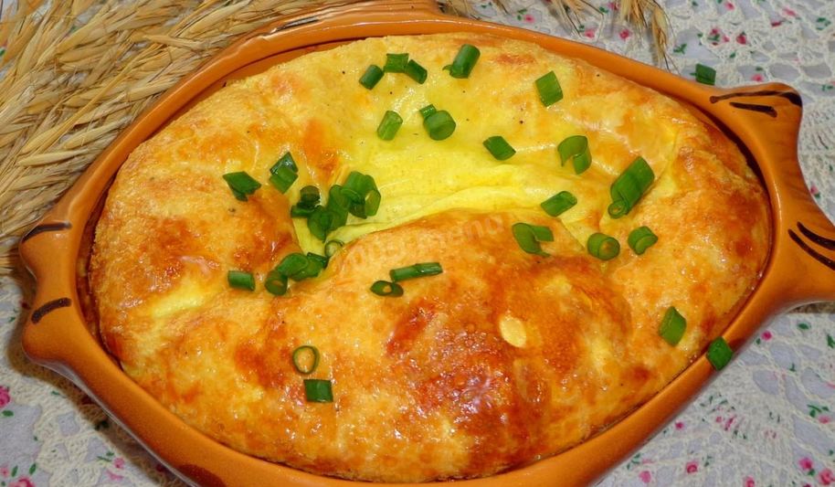 Рецепт омлет с сыром в духовке