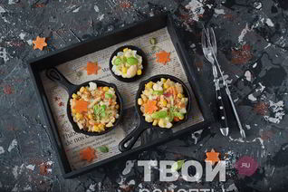 Омлет с цветной капустой