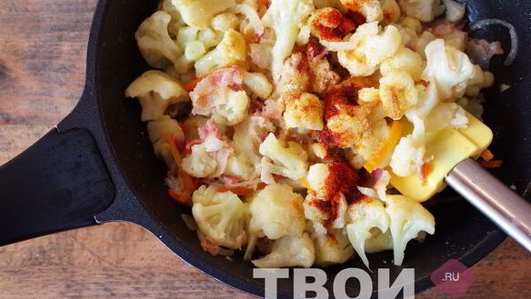 ШАГ 5. омлет с цветной капустой