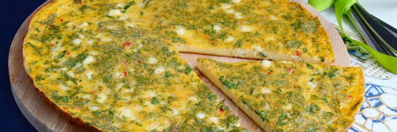 Омлет с творогом