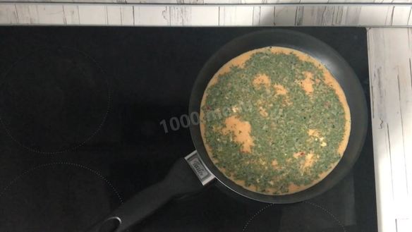 ШАГ 8. омлет с творогом