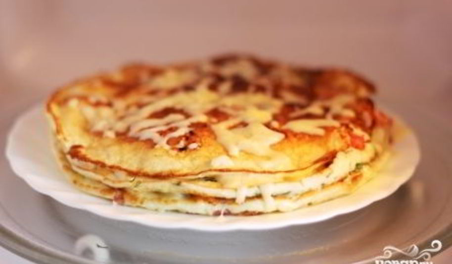 Рецепт омлет слоеный