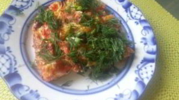 ШАГ 6. омлет в духовке с мукой