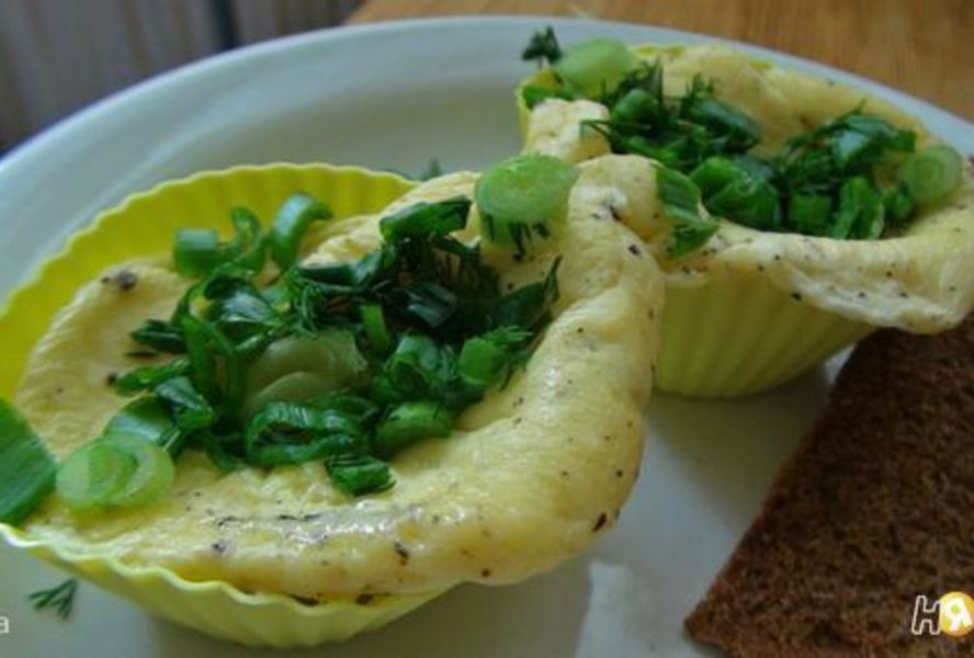 Омлет в микроволновке