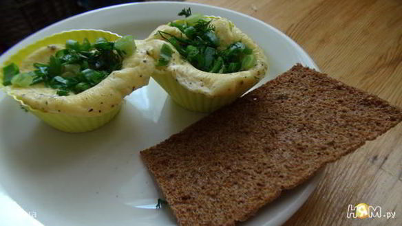 ШАГ 5. омлет в микроволновке