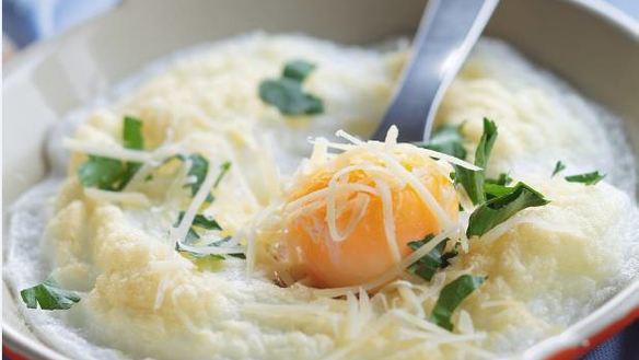 ШАГ 8. омлет, взбитый в пену