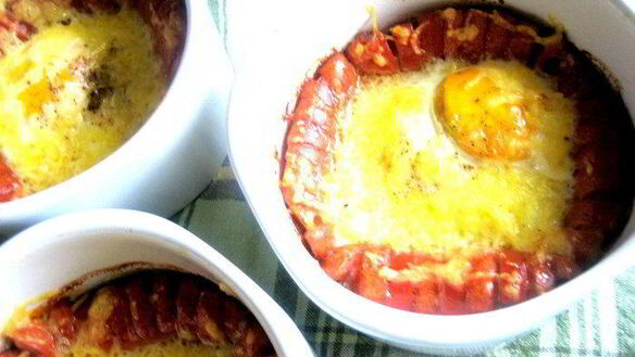 ШАГ 10. омлетный цветочек под сыром джюгас