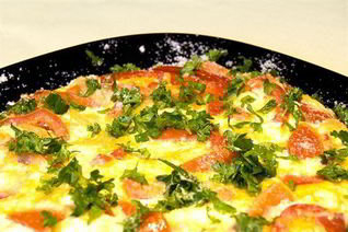 Разноцветный омлет