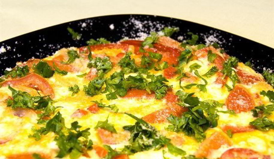 Рецепт разноцветный омлет