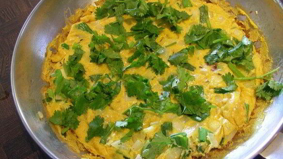 ШАГ 3. солнечный омлет