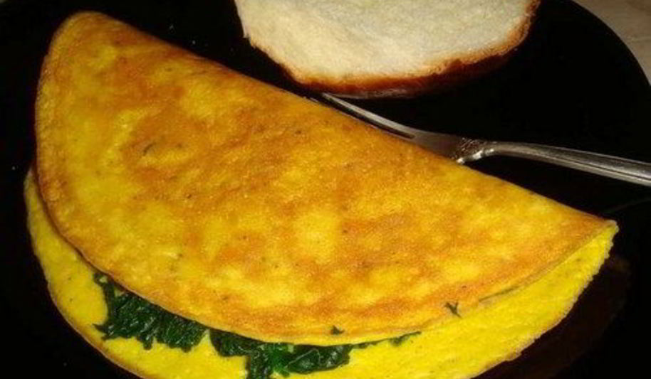 Рецепт сырный омлет, запеченный в духовке