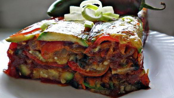 ШАГ 14. овощной террин в томатном желе