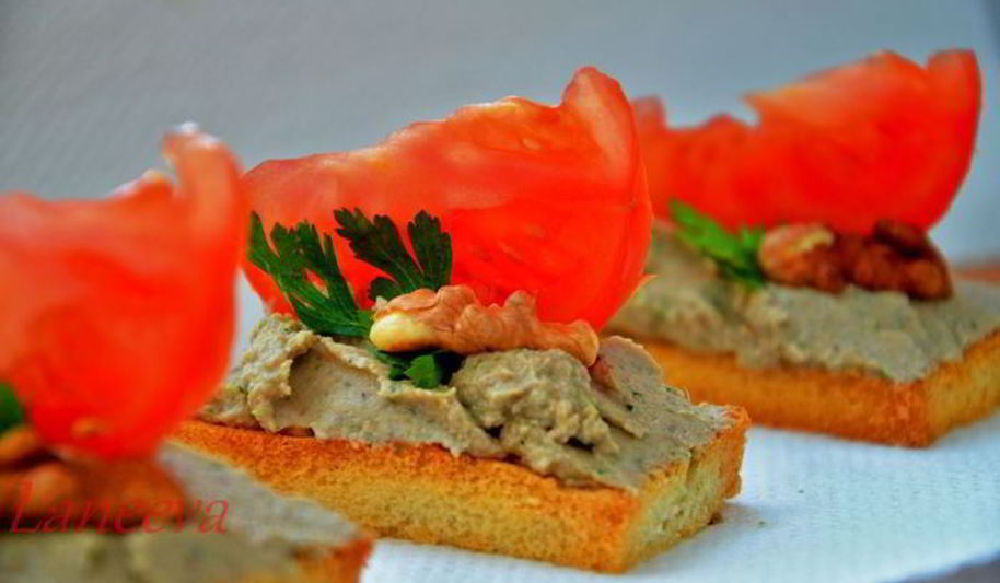 Рецепт баклажановый паштет