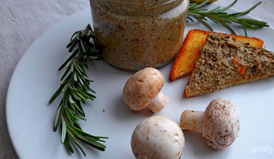 Рецепт паштет грибной