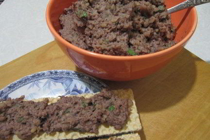 Паштет из фасоли с булгуром