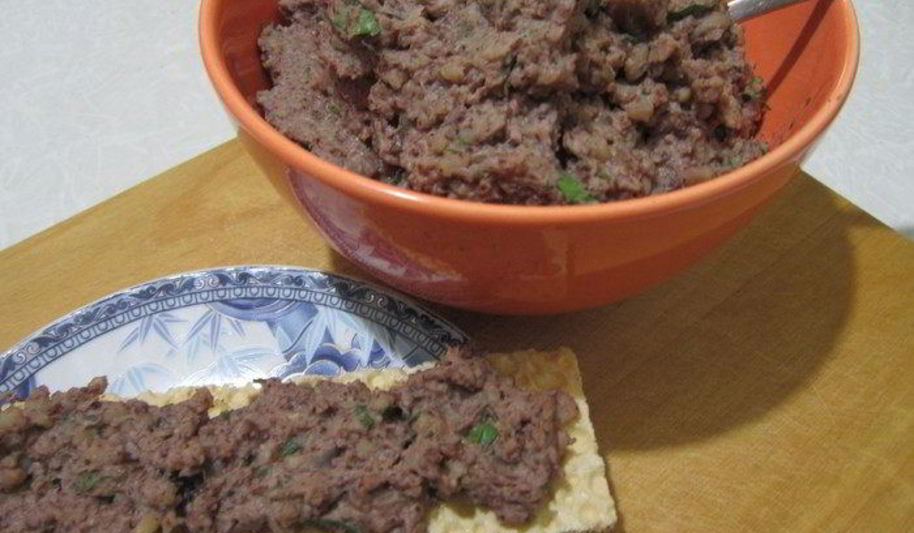 Рецепт паштет из фасоли с булгуром