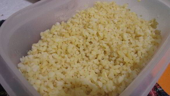 ШАГ 2. паштет из фасоли с булгуром