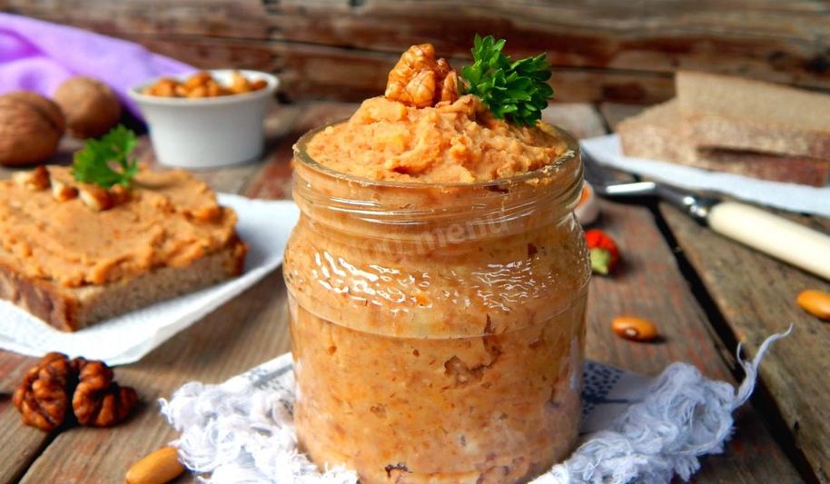 Рецепт паштет из фасоли