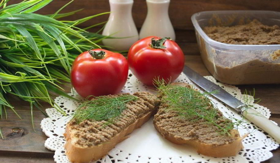 Рецепт паштет из говяжьей печени