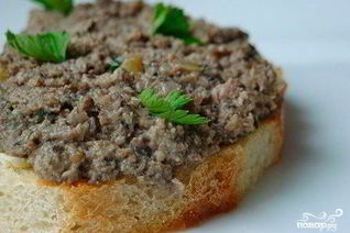 Паштет из грибов постный