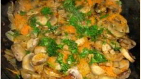 ШАГ 3. паштет из грибов постный