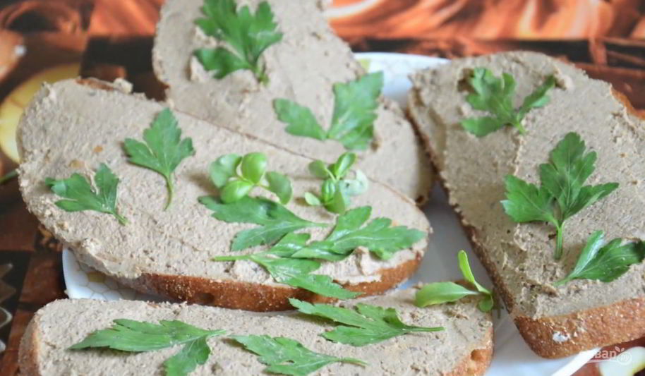 Рецепт паштет из индюшиной печени