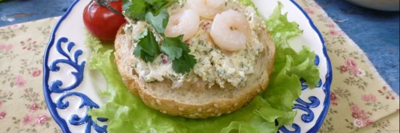 Паштет из креветок с укропом