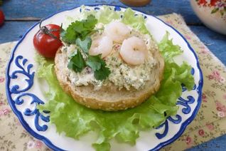 Паштет из креветок с укропом