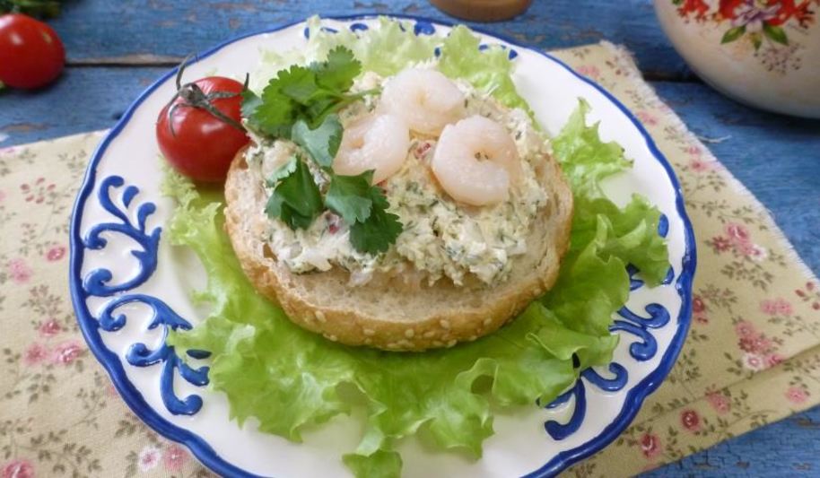 Рецепт паштет из креветок с укропом