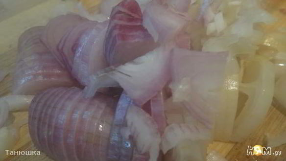 ШАГ 2. паштет из куринной печени с треугольниками мельбы