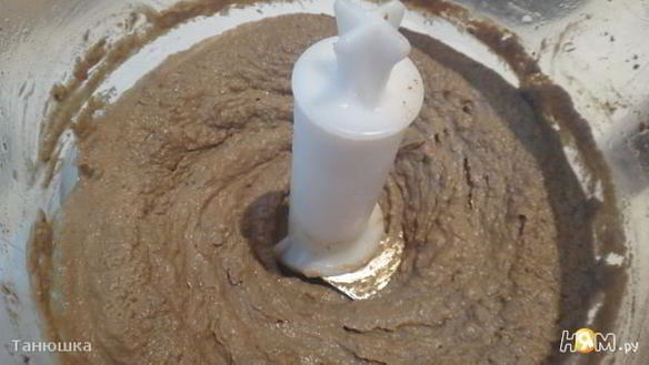 ШАГ 5. паштет из куринной печени с треугольниками мельбы